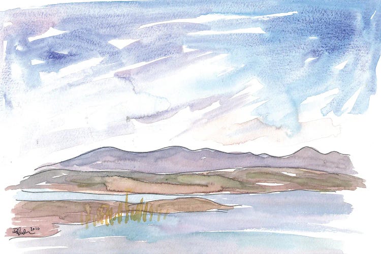 Connemara Ireland Incredible Landscape with Lough and Hills by Markus & Martina Bleichner wall art