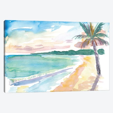 Grand Anse Beach Caribbean Vibes In Grenada Canvas Print #MMB230} by Markus & Martina Bleichner Canvas Art
