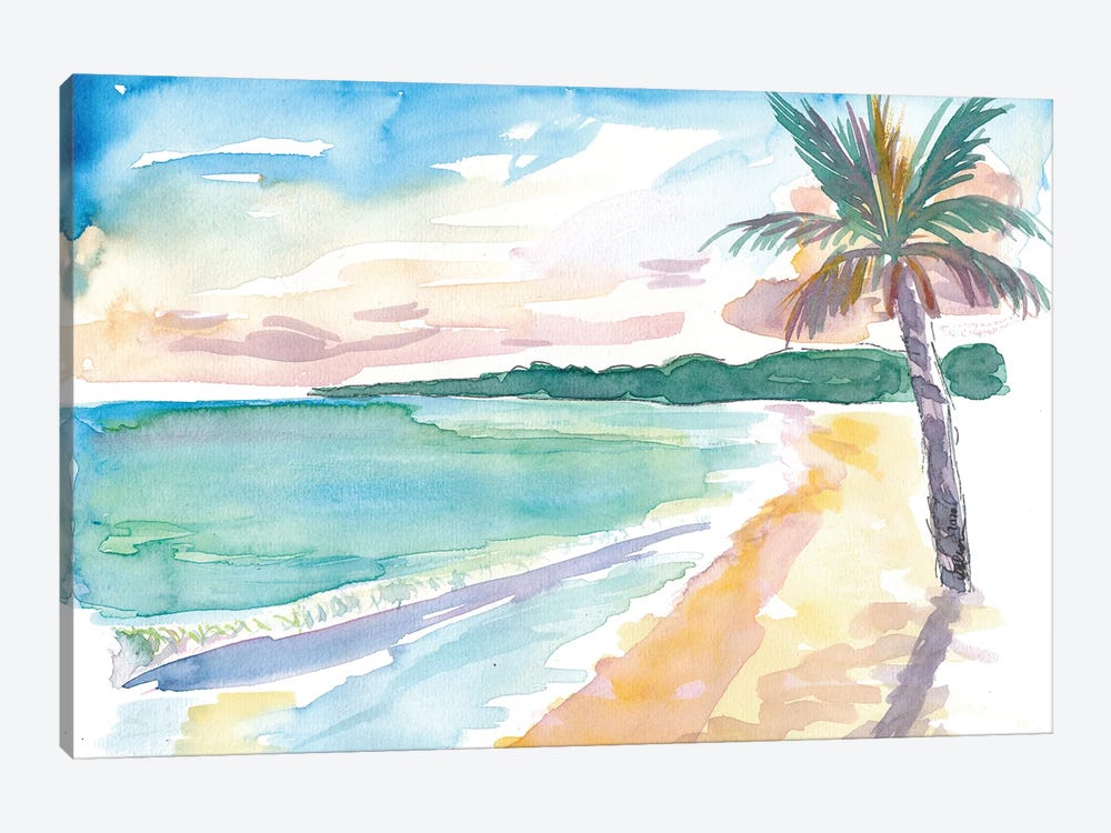 Grand Anse Beach Caribbean Vibes In Grenada by Markus & Martina Bleichner 1-piece Art Print