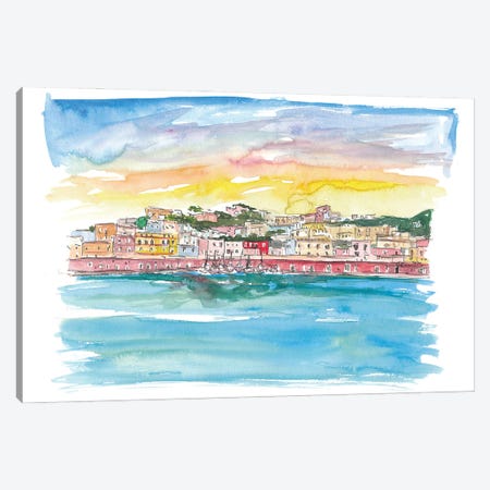 Ponza Pontine Island Romantic in Italy Canvas Print #MMB254} by Markus & Martina Bleichner Art Print