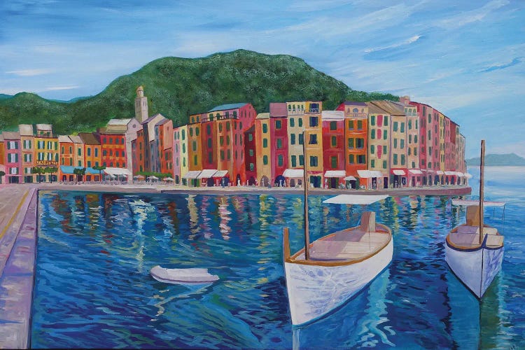 Portofino Mediterranean Pearl Of The Italian Riviera by Markus & Martina Bleichner wall art