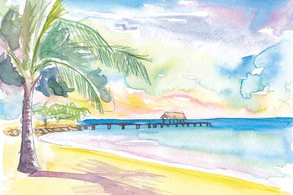 Markus & Martina Bleichner: Lonely Vibes In Pigeon Point Beach Trinidad Tobago by Markus & Martina Bleichner