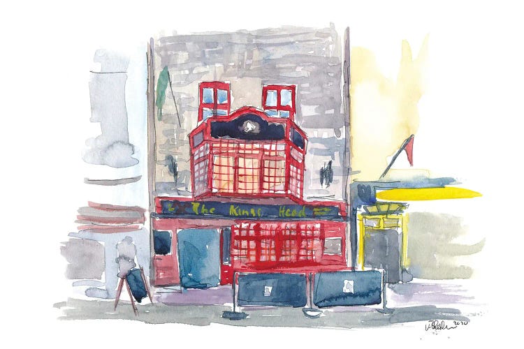 The Unforgettable Kings Head Pub In Galway Ireland by Markus & Martina Bleichner wall art