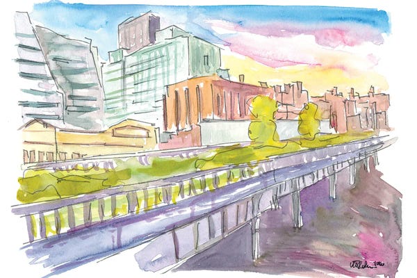 Markus & Martina Bleichner: Highline Park New York City Walk by Markus & Martina Bleichner