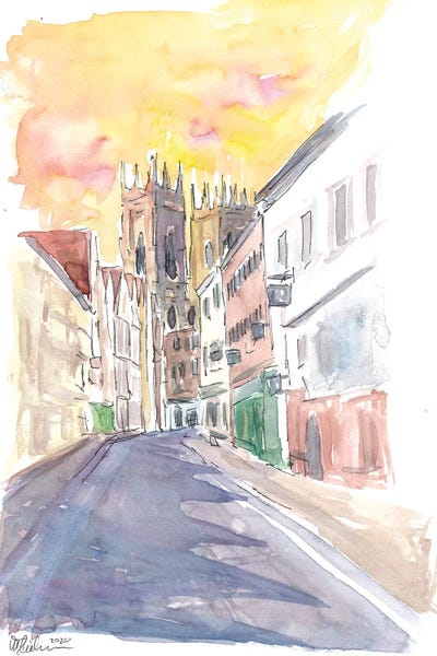 York: Good Old England Vibes In York Yorkshire With Cathedral by Markus & Martina Bleichner