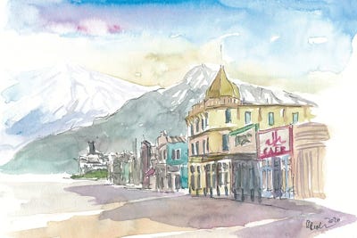 Skagway Alaska Usa Street Scene Excursion by Markus & Martina Bleichner metal wall art