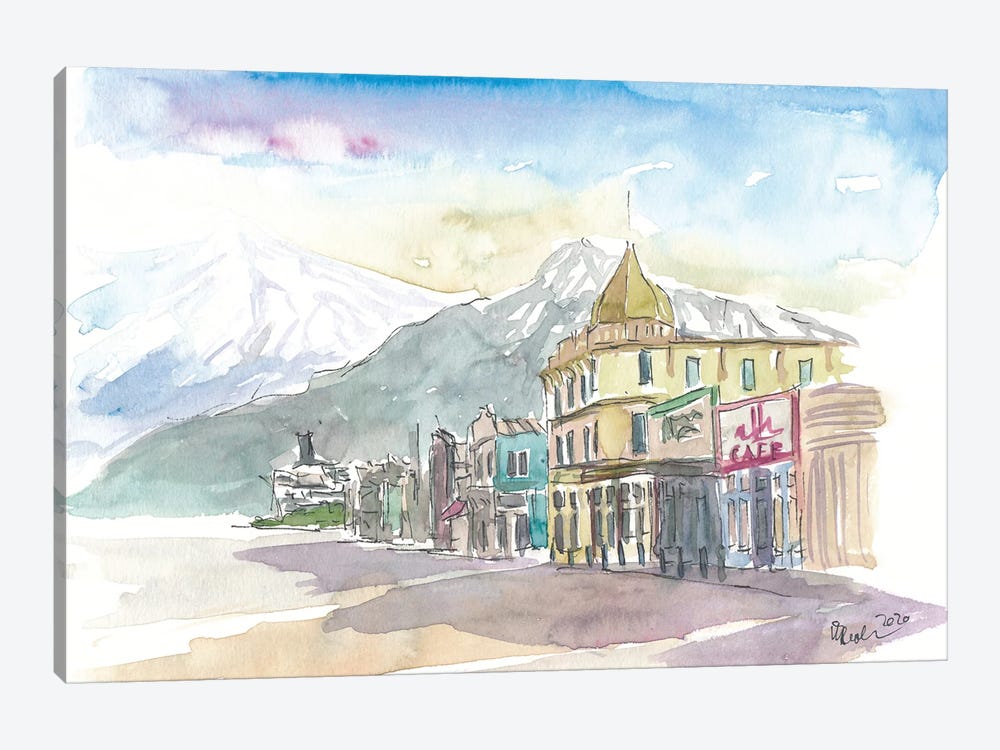 Skagway Alaska Usa Street Scene Excursion by Markus & Martina Bleichner 1-piece Canvas Art
