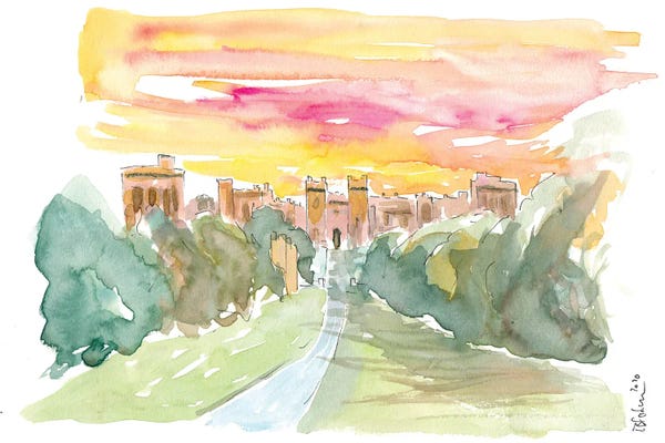 Markus & Martina Bleichner: Windsor Castle England At Wonderful Morning by Markus & Martina Bleichner