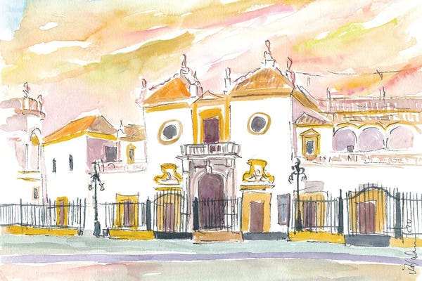 Seville: Seville Plaza De Toros Maestranza In Andalusia Spain by Markus & Martina Bleichner