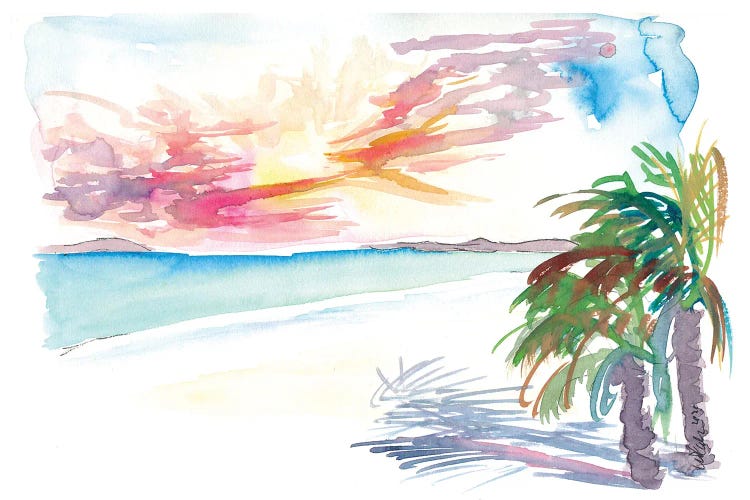 White Sandy Beaches In Martinique West Indies by Markus & Martina Bleichner wall art