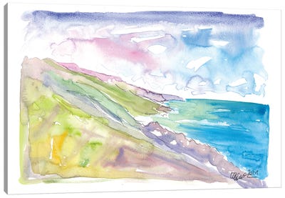 Spectacular Big Sur Coastline View Canvas Art Print - Big Sur Art