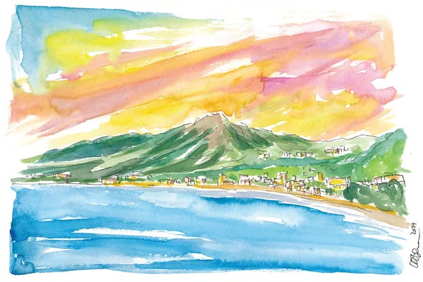 Famous Palaces & Residences: Baie De Saint Jean Caribbean Sunset In St Barts by Markus & Martina Bleichner