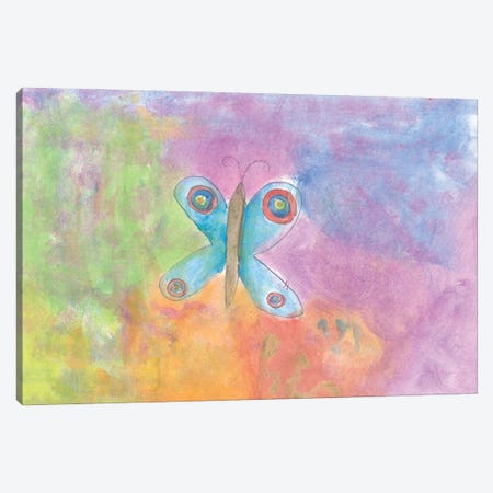 The Colorful Impressionist Butterfly Canvas Print #MMB474} by Markus & Martina Bleichner Canvas Art Print