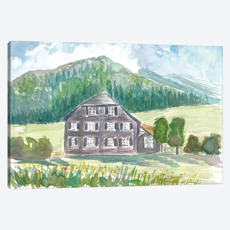 The House In The Black Forest Germany Canvas Print #MMB496} by Markus & Martina Bleichner Art Print