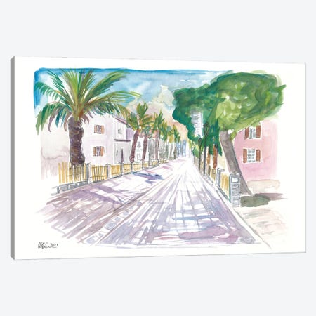 Sarona Tel Aviv Street Scene Afternoon Canvas Print #MMB505} by Markus & Martina Bleichner Canvas Print