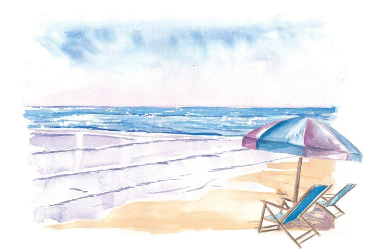Coopers Beach Southampton Ny Hamptons Style Scene by Markus & Martina Bleichner wall art