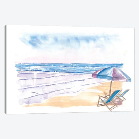 Coopers Beach Southampton Ny Hamptons Style Scene Canvas Print #MMB528} by Markus & Martina Bleichner Canvas Art