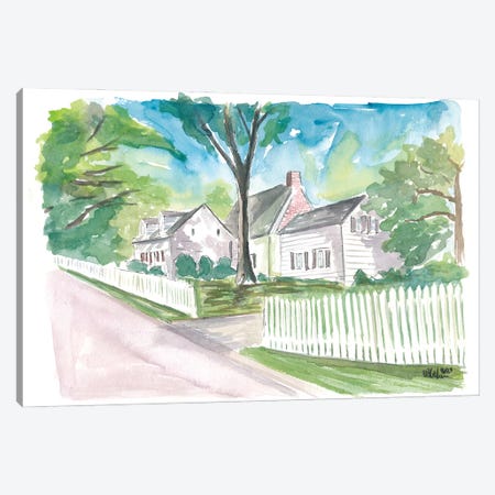 Richmond Town Staten Island Nyc Perine House Canvas Print #MMB534} by Markus & Martina Bleichner Canvas Artwork