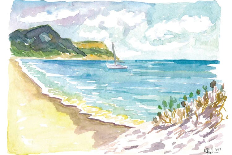 Anse De Grande Saline Saint Barthelemy Caribbean Beach Scene by Markus & Martina Bleichner wall art
