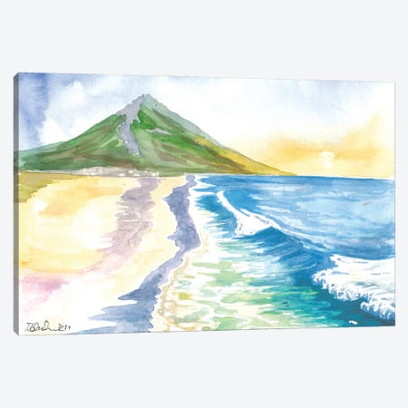 Astonishing Achill Island Beach Scene With Slievemore In Ireland Canvas Print #MMB541} by Markus & Martina Bleichner Canvas Artwork