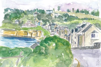 Kinsale Town Street Scene County Cork Ireland by Markus & Martina Bleichner metal wall art