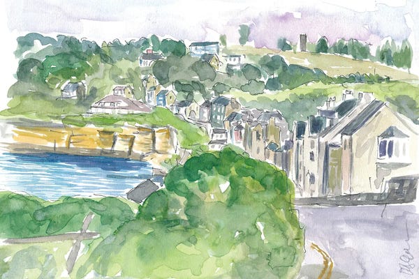 Markus & Martina Bleichner: Kinsale Town Street Scene County Cork Ireland by Markus & Martina Bleichner