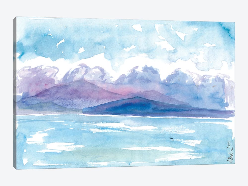 Mountains And Seaview by Markus & Martina Bleichner 1-piece Art Print