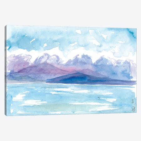 Mountains And Seaview Canvas Print #MMB580} by Markus & Martina Bleichner Canvas Artwork