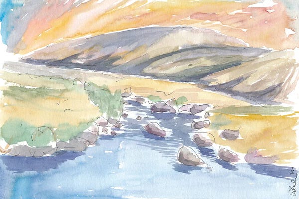 Wicklow: Wicklow Mountains Landscape Scene In Ireland by Markus & Martina Bleichner