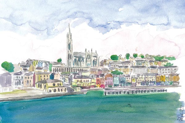 Markus & Martina Bleichner: Cobh Ireland Co Cork Waterfront View by Markus & Martina Bleichner