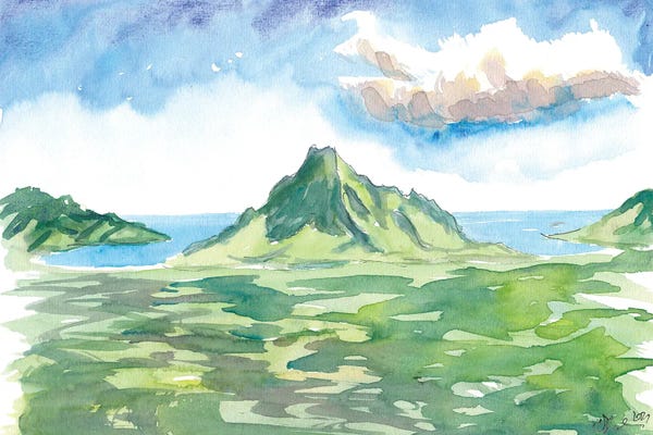Mo'orea: Moorea Belvedere Lookout With Seaview by Markus & Martina Bleichner