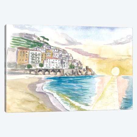 Amore Amalfi Falling In Love In Italy Canvas Print #MMB595} by Markus & Martina Bleichner Canvas Artwork