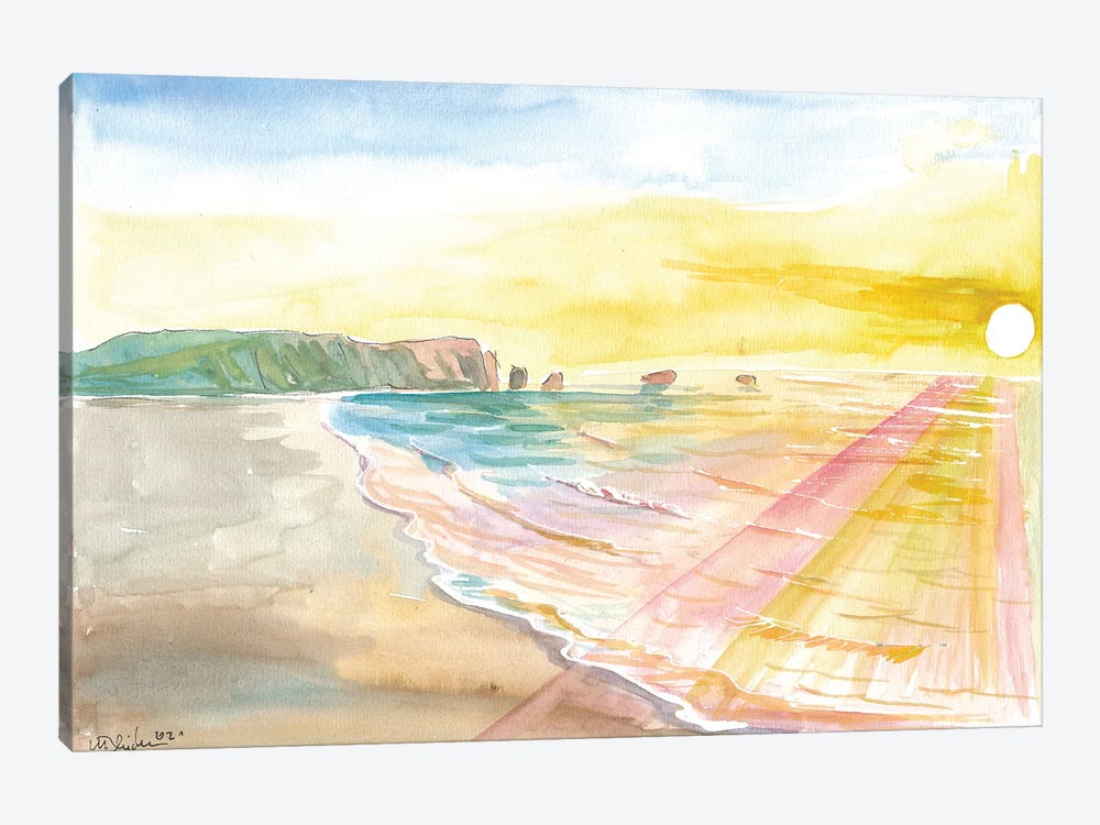 West Coast Beach Waves In New Zealand Dreams by Markus & Martina Bleichner 1-piece Canvas Artwork