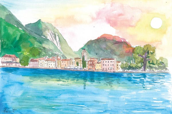 Lombardy: Riva Pearl Of Lake Garda In Italy by Markus & Martina Bleichner