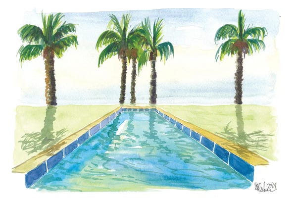 Tropical Infinity Pool With South Sea View