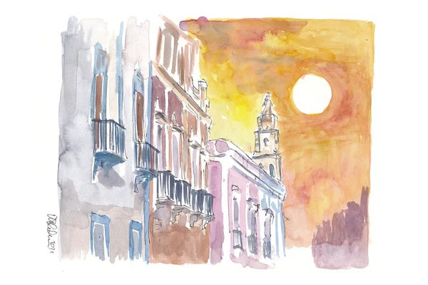 Mexico: Campeche Colonial Street Scene In Mexico by Markus & Martina Bleichner