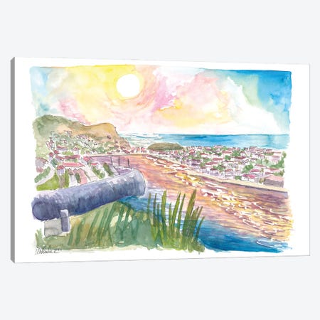 Incredible Sunrise, Gustavia, St. Barthelemy Canvas Print #MMB656} by Markus & Martina Bleichner Canvas Art Print