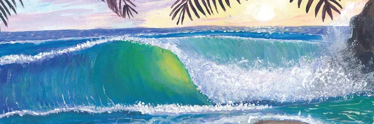 Tropical Dreams With Translucent Wave In Luxury Hideaway by Markus & Martina Bleichner wall art