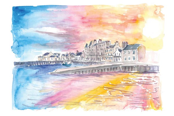 Scotland: Kirkwall Orkney Quiet Port Scene by Markus & Martina Bleichner