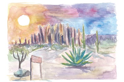 Recreation On The Grand Enchantment Trail In Arizona USA by Markus & Martina Bleichner canvas print