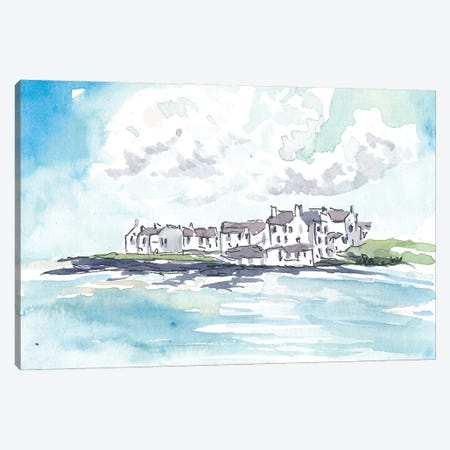 Port Charlotte Islay Scotland Inner Hebrides Canvas Print #MMB697} by Markus & Martina Bleichner Canvas Print