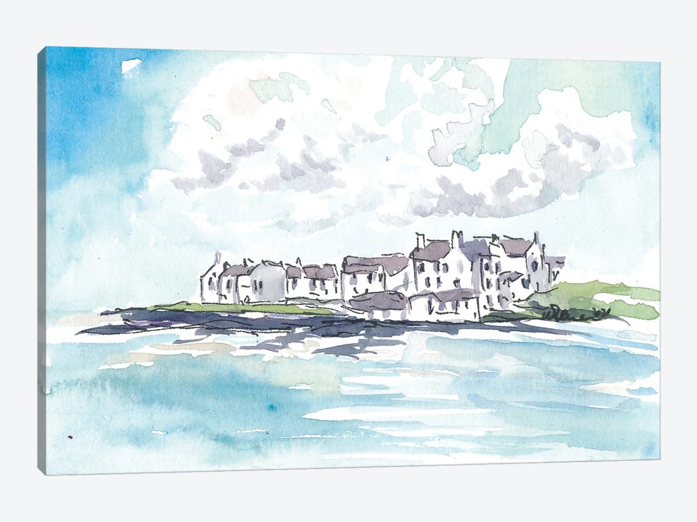 Port Charlotte Islay Scotland Inner Hebrides by Markus & Martina Bleichner 1-piece Art Print
