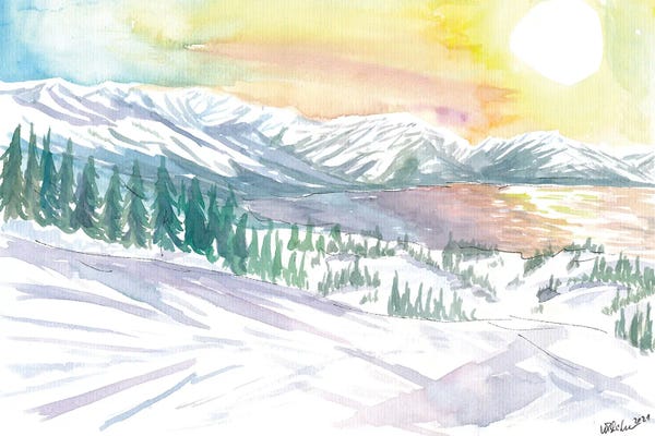 Markus & Martina Bleichner: Lake Tahoe Winter Skiing In California by Markus & Martina Bleichner