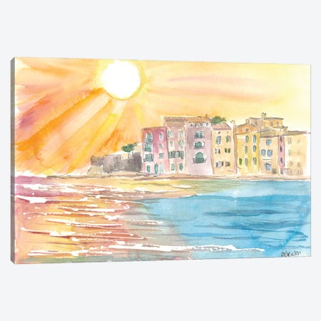 Quiet Mediterranean Days In Saint Tropez France Canvas Print #MMB710} by Markus & Martina Bleichner Art Print