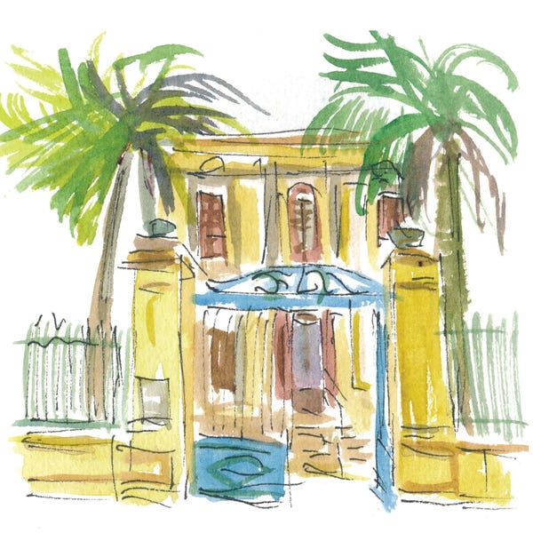 Markus & Martina Bleichner: Pointe-À-Pitre Guadeloupe Street Scene In French Caribbean by Markus & Martina Bleichner