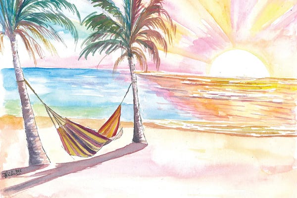 Markus & Martina Bleichner: Lazy Tropical Hammock In Palm Shadow With Ocean Sounds by Markus & Martina Bleichner