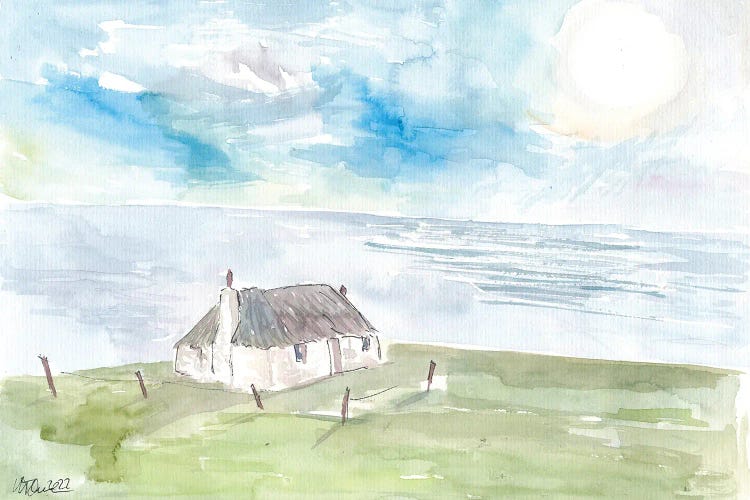 Romantic Remote Coastal Cottage In Connemara Ireland