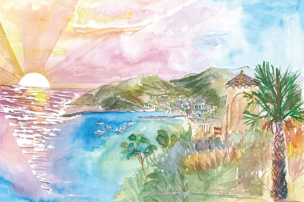Markus & Martina Bleichner: Avalon Sunset Dreams On Santa Catalina Island California by Markus & Martina Bleichner