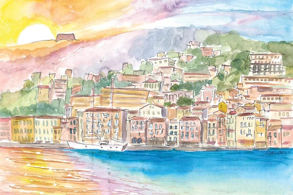 Markus & Martina Bleichner: Villefranche-Sur-Mer Mediterranean Dreams On French Riviera by Markus & Martina Bleichner