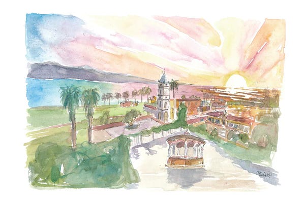 Markus & Martina Bleichner: Little Town Quietness In Mexico by Markus & Martina Bleichner